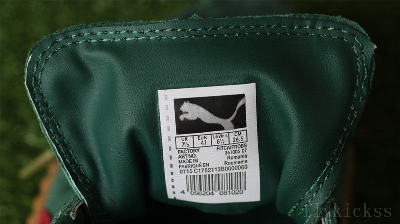 Rihanna Puma Suede Creeper Green